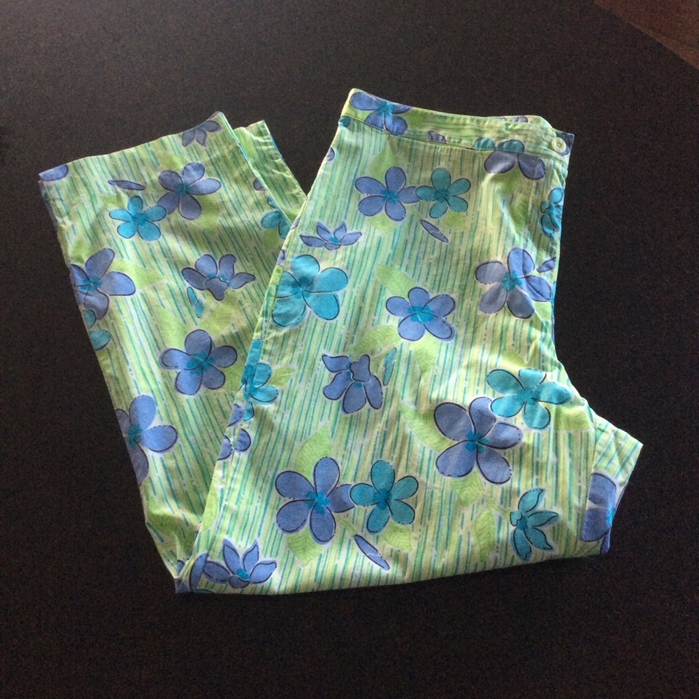 Lilly Pulitzer vintage white tag capri pants - Picture 1 of 6